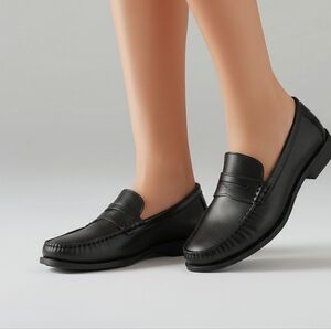 Classic Black Loafers for Women